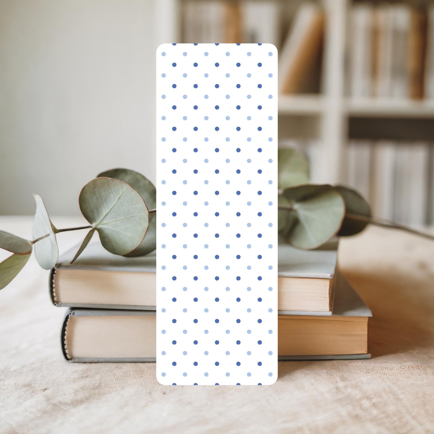 Bookmark Set – Blue White Floral Reading Gift by The Saltwater Press