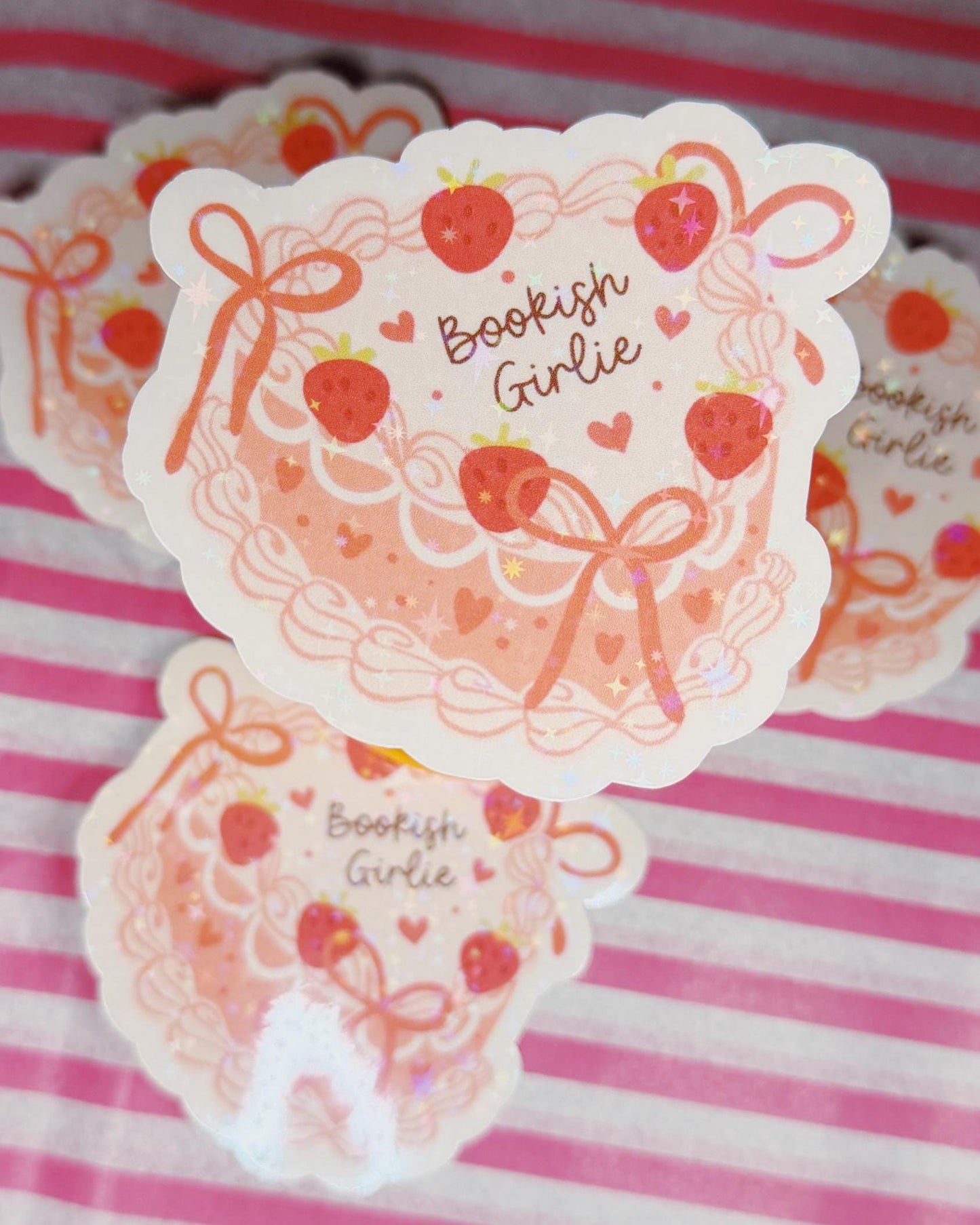 Bookish Girl Sticker by The Saltwater Press