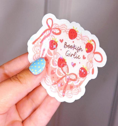 Bookish Girl Sticker by The Saltwater Press