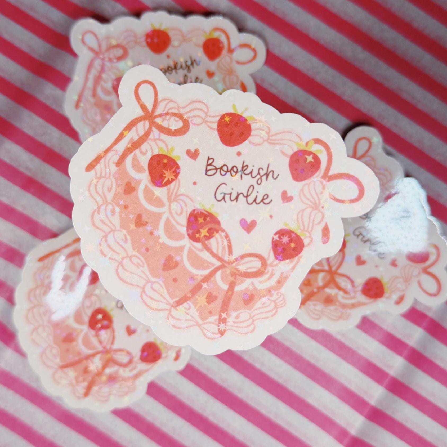 Bookish Girl Sticker by The Saltwater Press