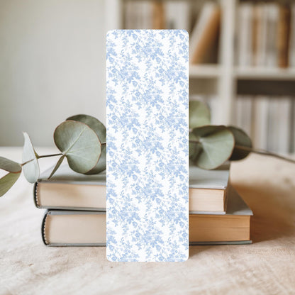 Bookmark Set – Blue White Floral Reading Gift by The Saltwater Press